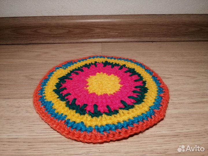 Подставка под горячее вязаная