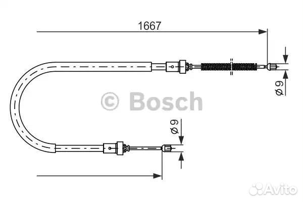 Тормозной трос 1987477956