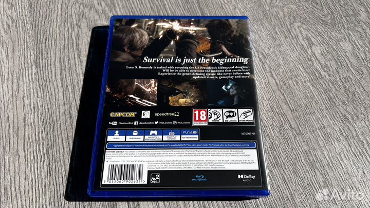 Resident evil 4 remake ps4 диск