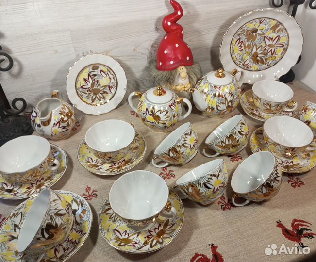 Сервиз лфз Золотые ромашки, Мой сад