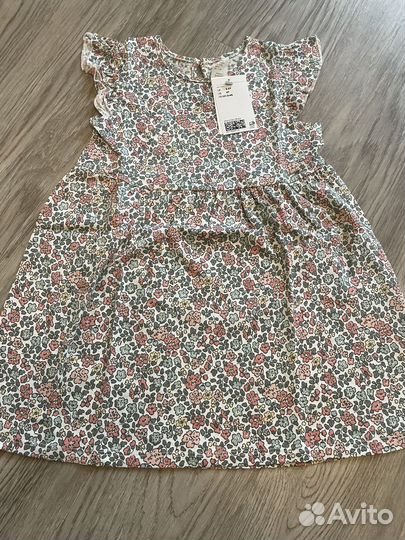 Платье для девочки hm 80,86,98,104,110,134