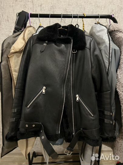 Дубленка авиатор натуральная