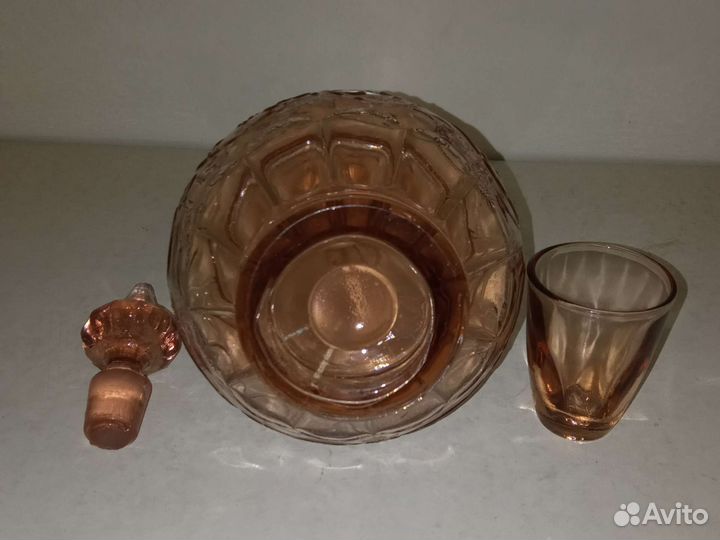 Графин цветной СССР