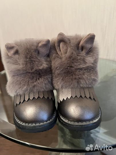 Сапоги натуральный мех