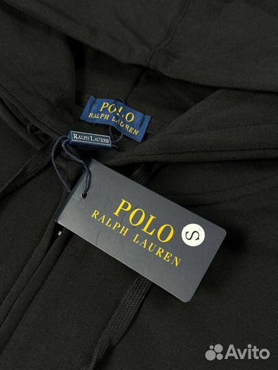 Зип худи Polo ralf lauren черная