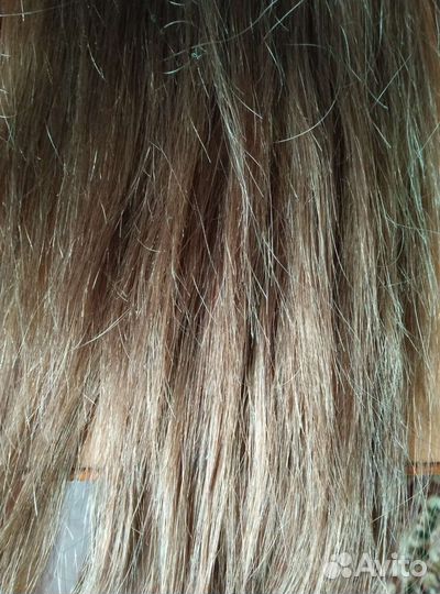 Хвост из натуральных волос