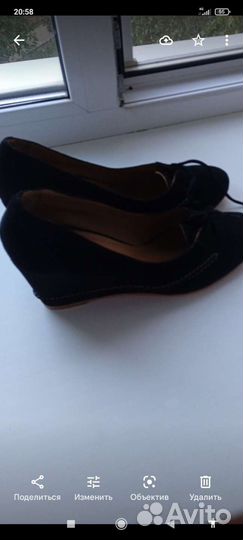 Туфли 41р нат замша