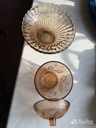 Штоф,стекло ссср, стопки-одним лотом