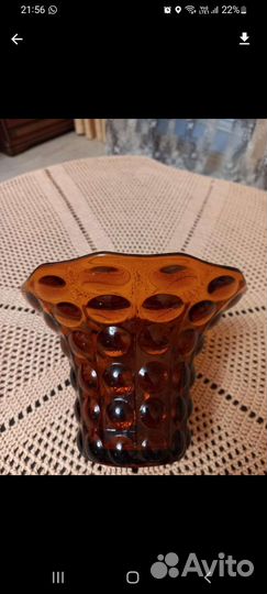 Ваза цветное стекло