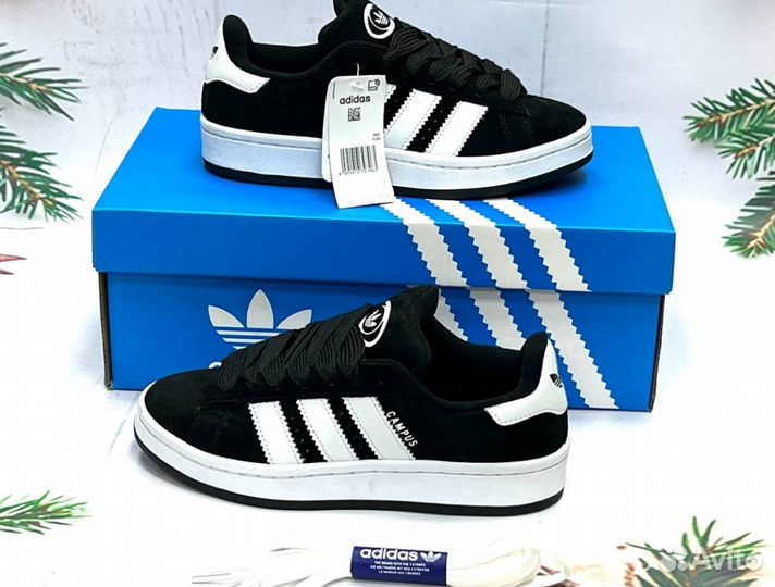 Кроссовки Adidas Campus 00s Black Люкс