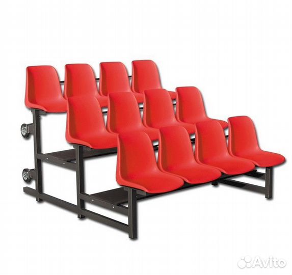 Трибуна трехрядная мобильная (на 12 мест) 5484