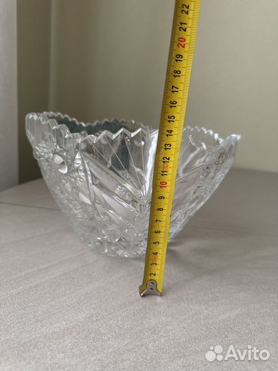 Хрустальная ваза салатник СССР