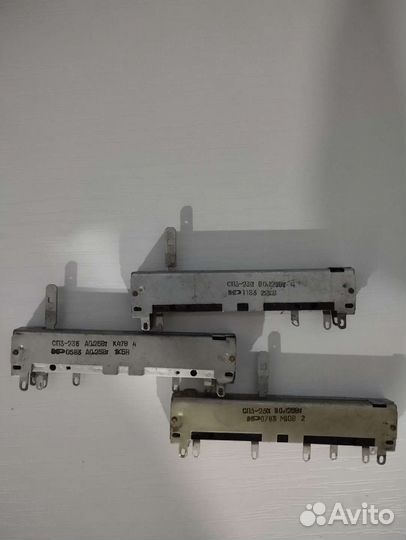 Сопротивления переменные ползунковые