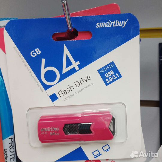 USB накопитель SmartBuy 64гб 3.0, 3,1 drive