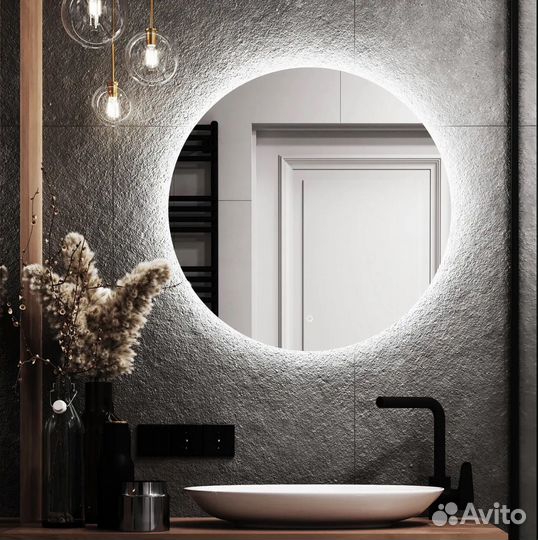 Зеркало 60см с LED-подсветкой