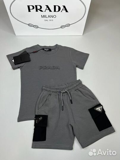 Комплект (футболка/шорты) детский P.R.A.D.A