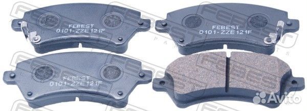 Колодки тормозные передние toyota corolla SED/W