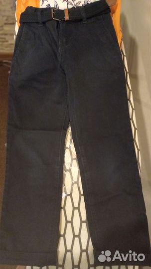 Брюки для школы 128 чёрные