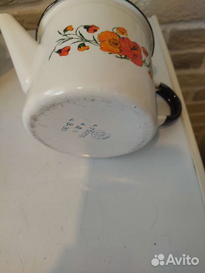 Чайник заварочный эмалированный СССР