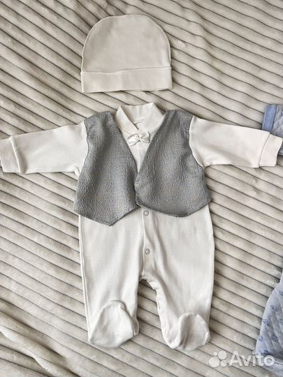 Вещи на новорожденного мальчика 56-68