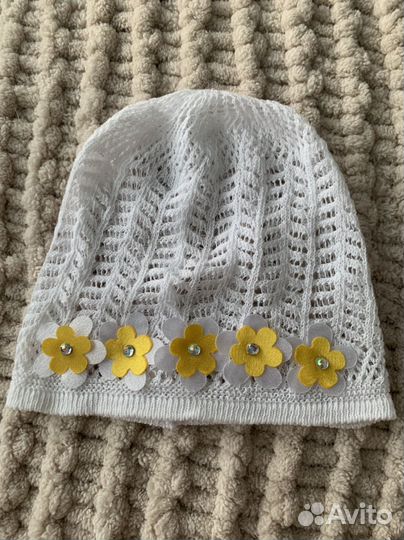 Вязаные летние шапочки