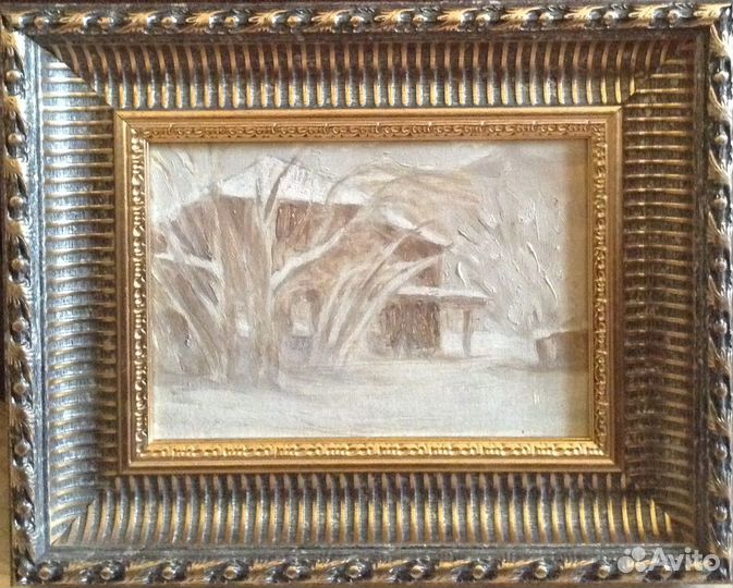 Картина этюд, масло