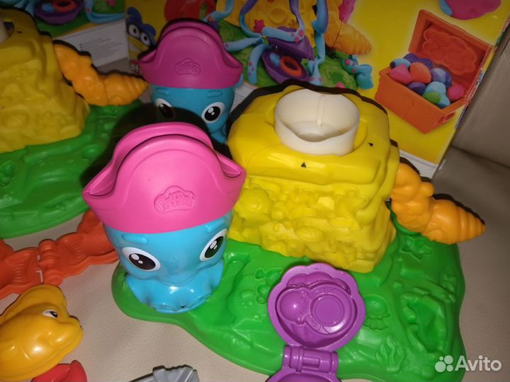 Play-doh веселый осьминог оригинал +пластилин