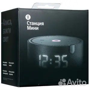Умная колонка Яндекс Станция Мини с часами