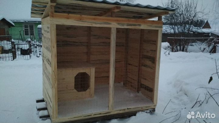 Собачья будка, вольер