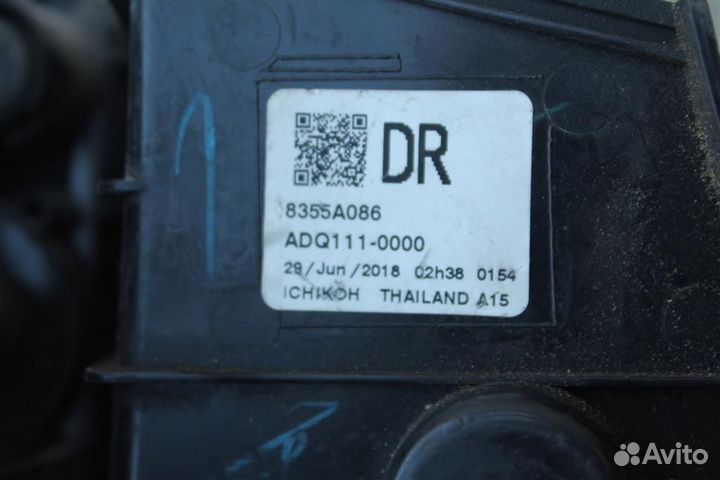 Фонарь в бампер Туманка Митсубиши Монтеро Спорт 3