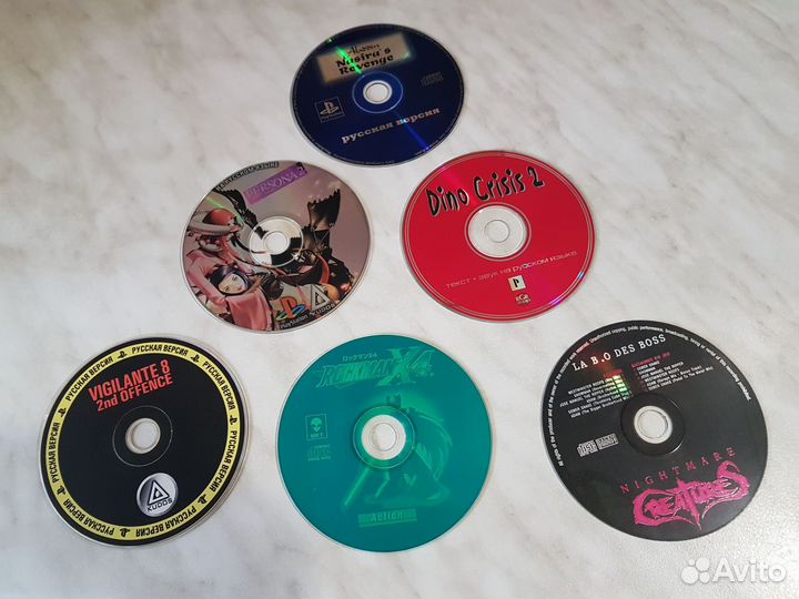 Игровые диски ps1 / ps 1 / ps one