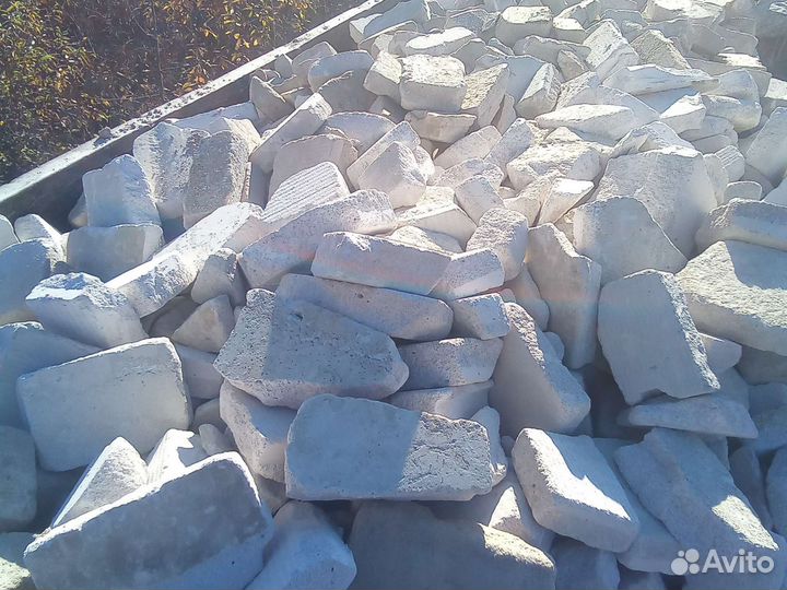 Бой пеноблоков, грунт