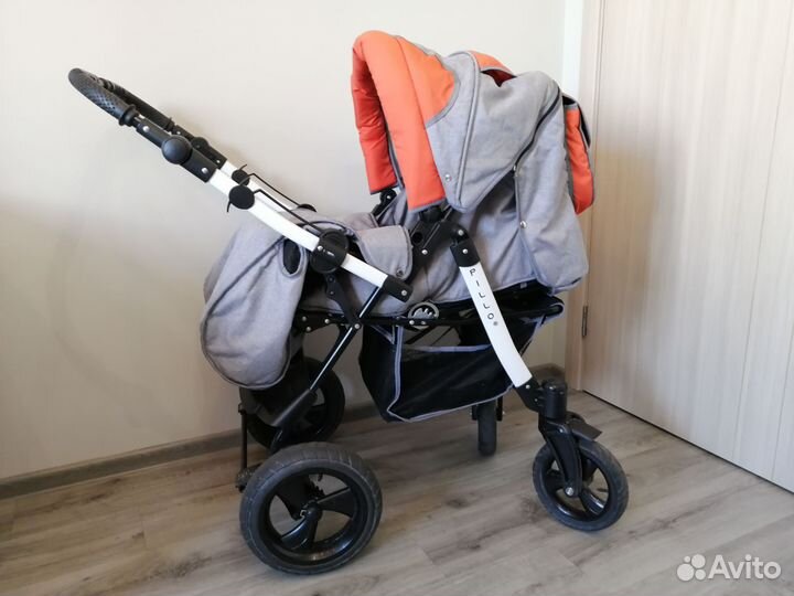 Коляска прогулочная Babyton Pillo OX Grey-Orange