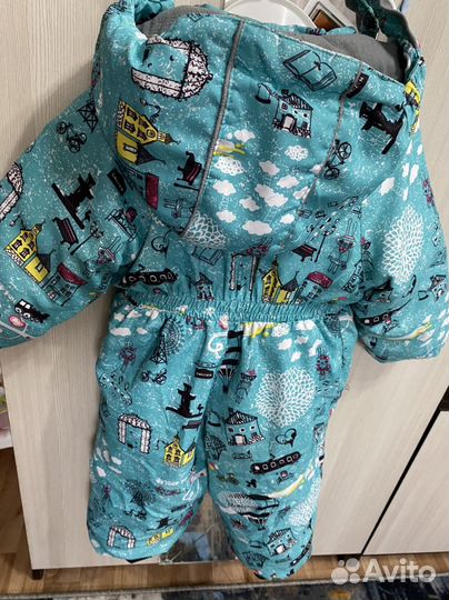 Зимний комбинезон для девочки 98