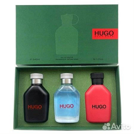 Подарочный набор Hugo Boss Eau De Toilette 3 в 1