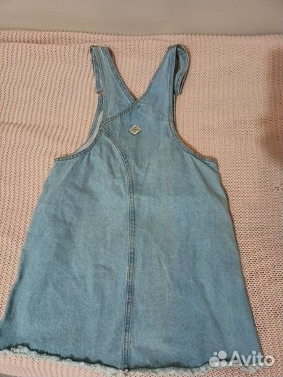 Джинсовый сарафан для девочки