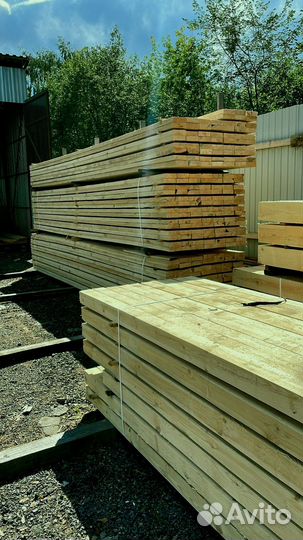 Доска обрезная 40х100х6000мм ГОСТ