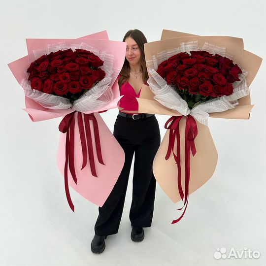 Гигантский Букет из Роз