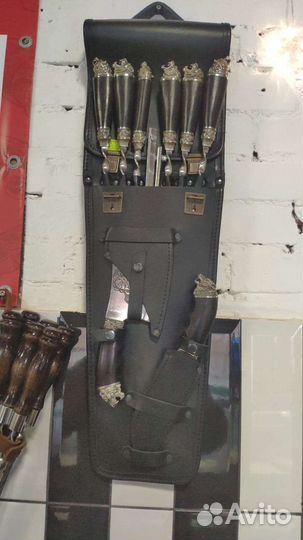 Набор шампуров Хищник.Мельхиор