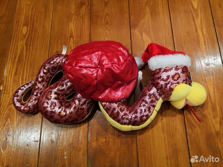 Мягкая игрушка Змея с сумочкой. Новая