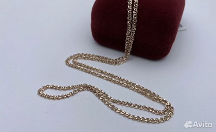 Золотая цепь Нонна 45 см