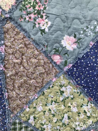 Лоскутный Плед- покрывало