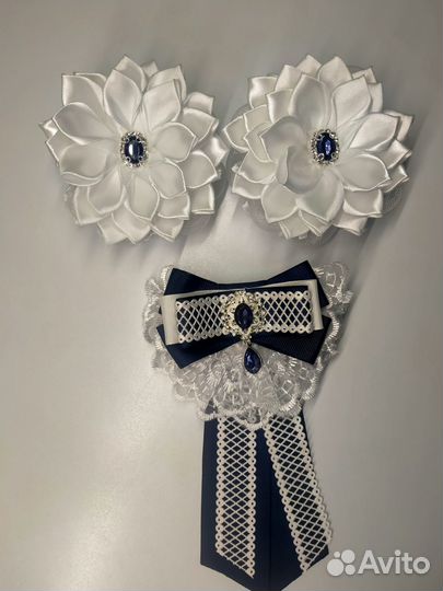 Бантики и галстук на 1 сентября