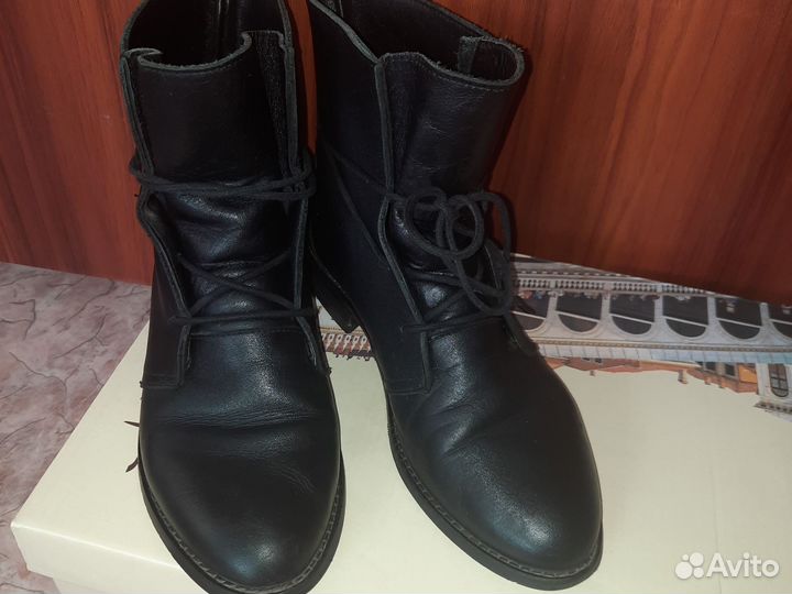 Сапоги женские натуральная кожа демисезон