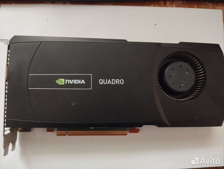 Видеокарта nvidia quadro 5000 2,5 Gb