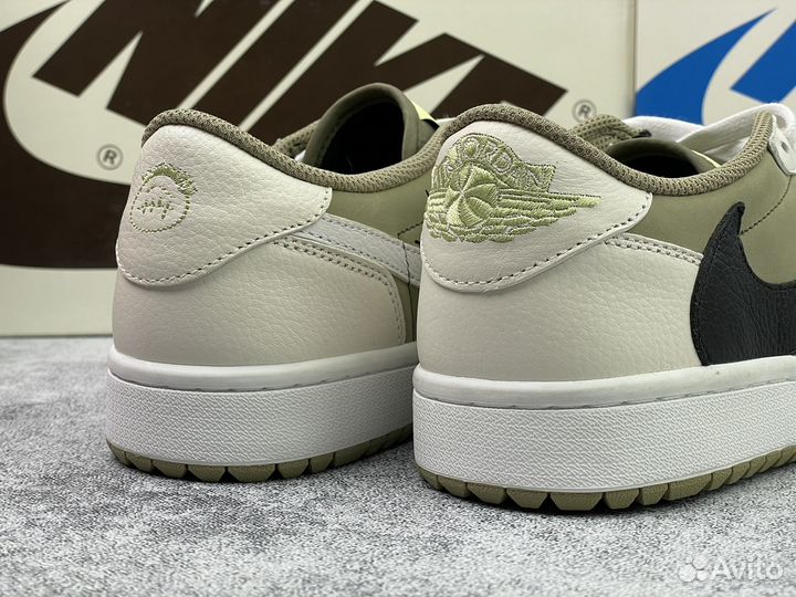 Travis Scott X Air Jordan 1 Low Golf Neutral Olive