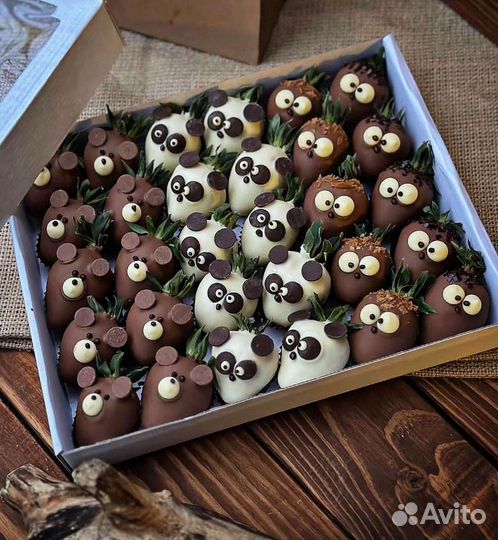 Клубника в шоколаде / шоколадные цветы