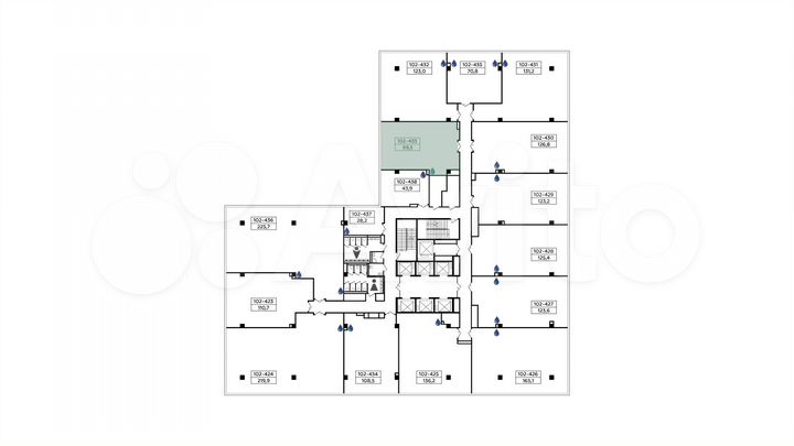 Продается помещение под офис, площадь 99.3 кв.м