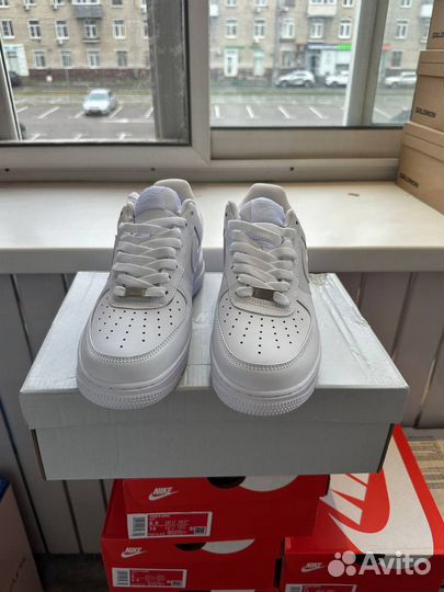 Nike air force 1 low white legit,на руках