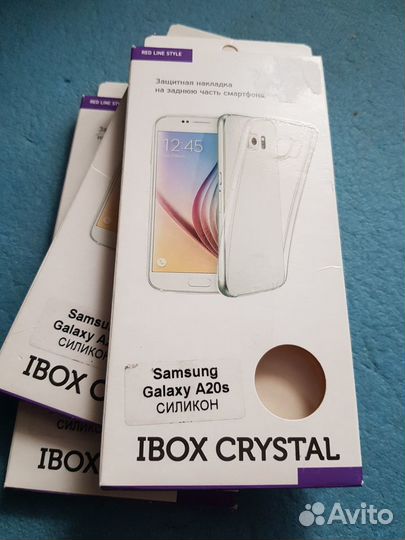 Силиконовый Чехол для Samsung Galaxy A20s RedLine